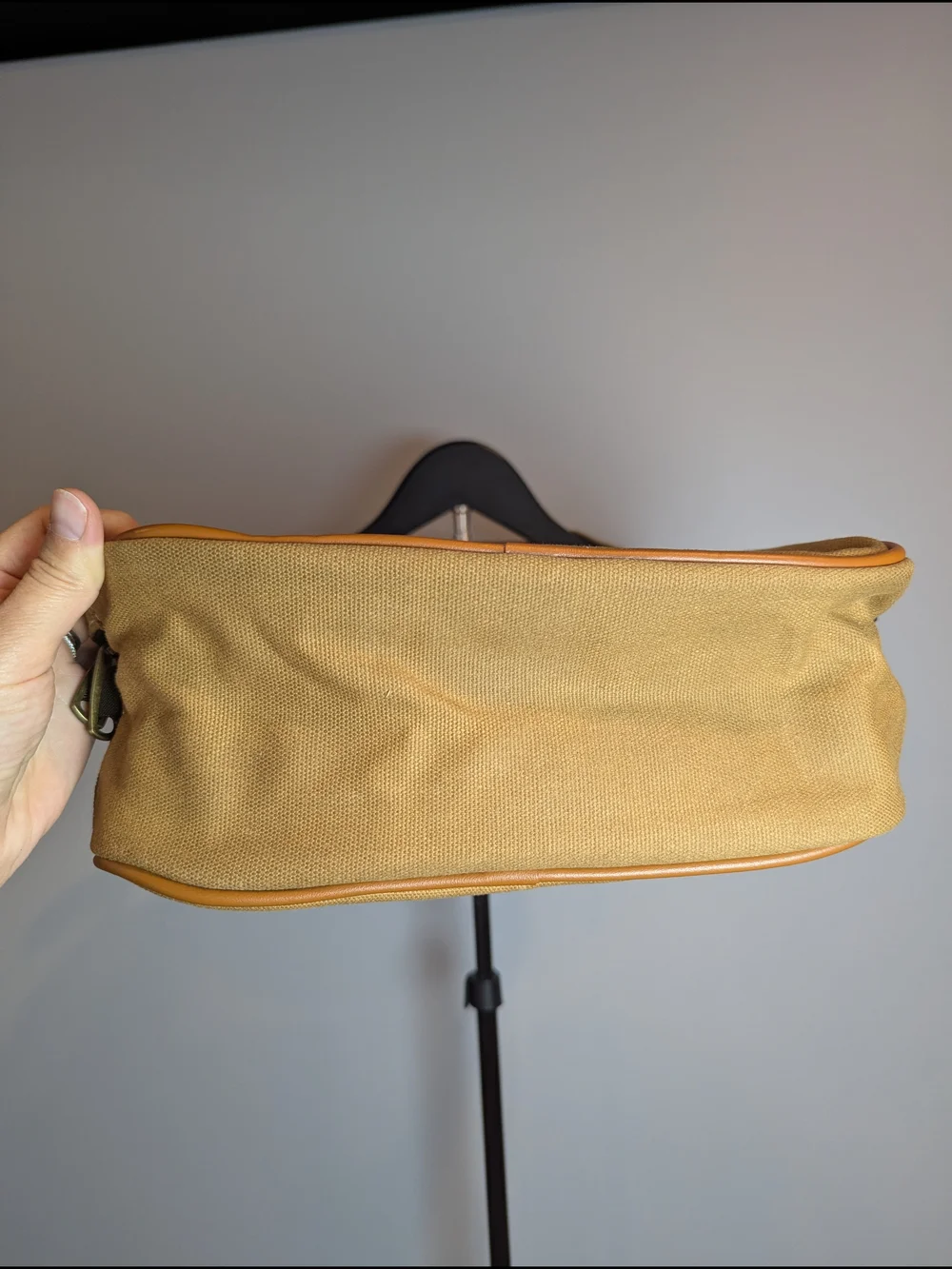 Lumberjack Plaid Camel Canvas Golf Shoe Bag Blokecore